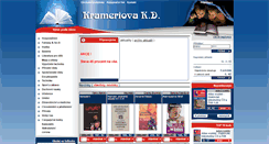 Desktop Screenshot of knihy-krameriova.cz